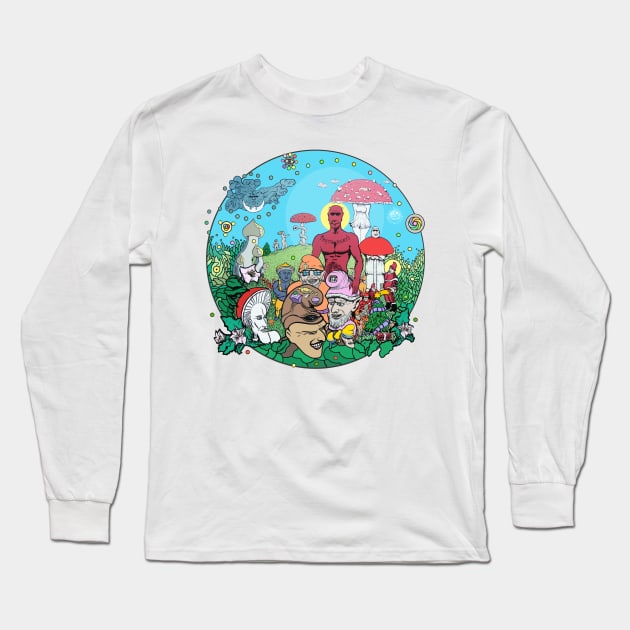 SHROOMYTHOLOGY Long Sleeve T-Shirt by WaldekBorowski